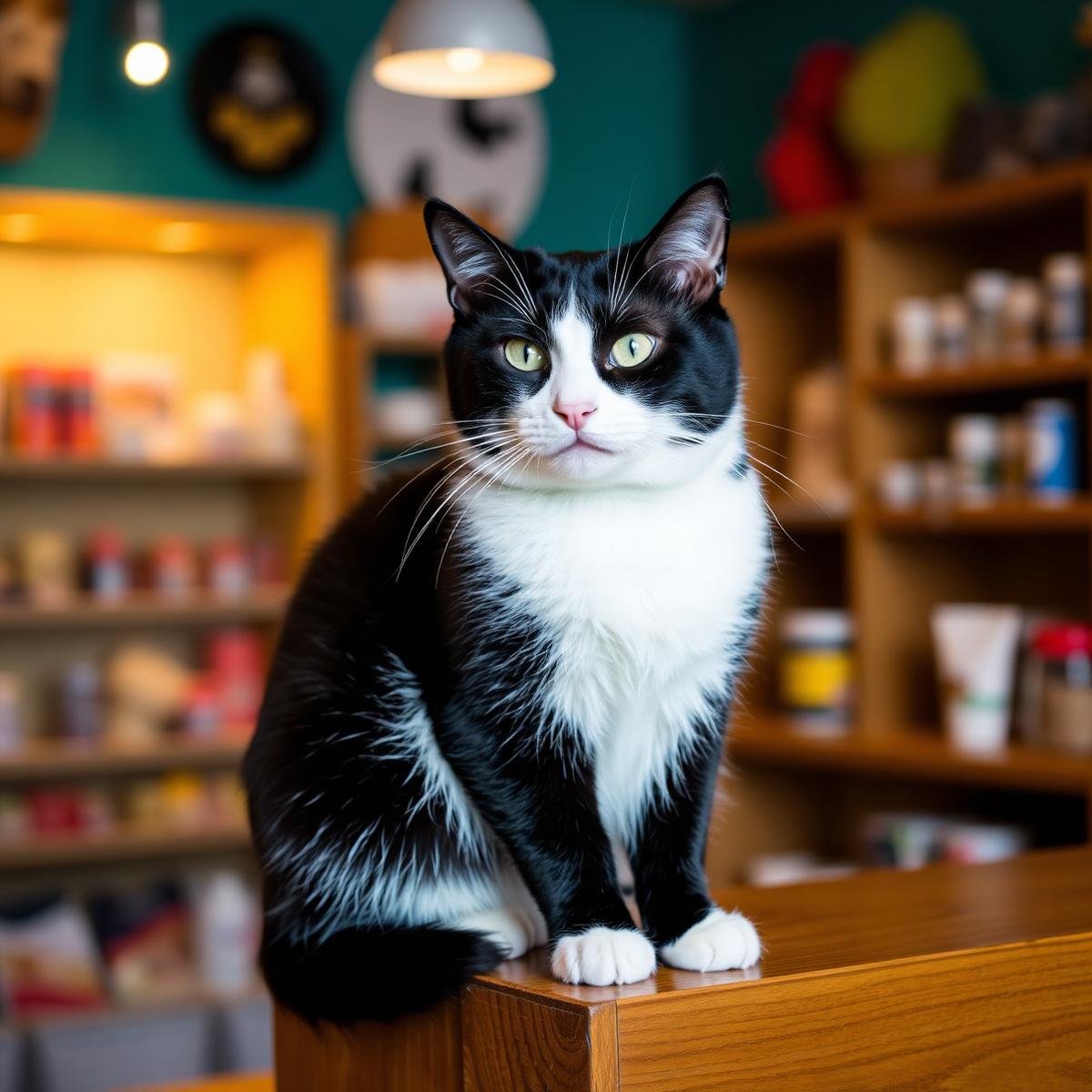 Anthony, the famous store cat