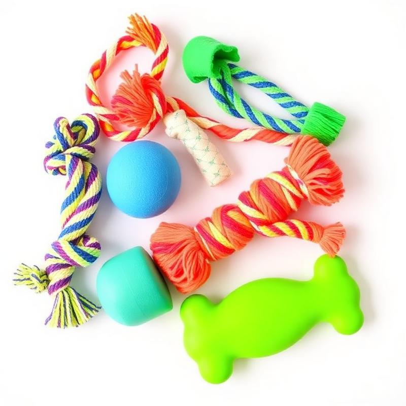 Rope & Squeak Toy Bundle